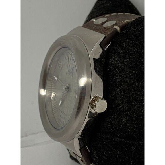 FRYE FR00004-02 Men\'s Brown Leather Analog Cream Dial Quartz Wrist Watch LW13 main image 8